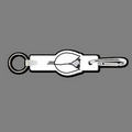 Key Clip W/ Key Ring & Tulip Key Tag